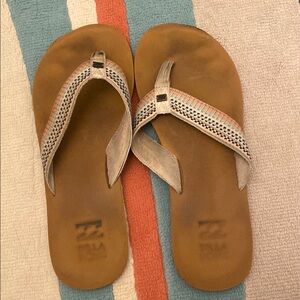 Nina Silver Flip Flops